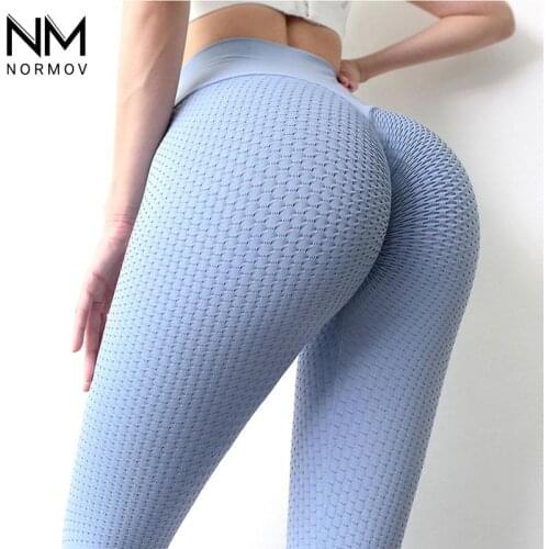NORMOV Seamless Push Up Leggings Fitness Quick Dry Hight Waist Sports Pants External Wear Tight Anti-Cellulite Leggings Women