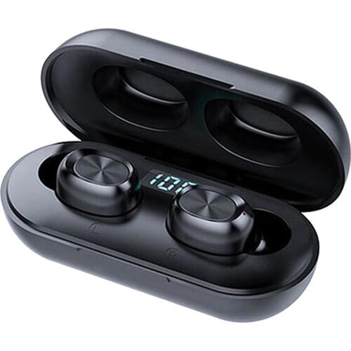 Bluetooth 5.0 True Wireless Earbuds Waterproof TWS Headphones with Charging Case In-Ear Earphones Headset for Sport Travel Gym