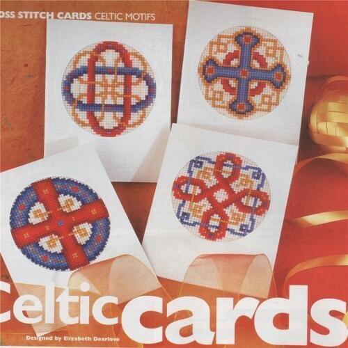 CD420 Cross Stitch Kit Package Greeting Cards Needlework Counted Cross-Stitching Kits Christmas Mothers Fathers Day Birthday