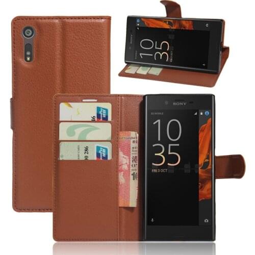 Wallet Case Cover For Sony Xperia XZ Dual F8331 F8332 5.2'' inch Flip Leather Case Protective Mobile Phone Coque Funda Card Slot