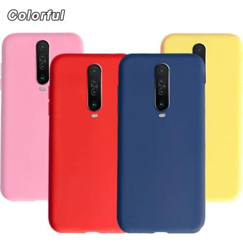 Candy Color Case For Xiaomi Poco X2 Slim Silicone Back Cover For Xiaomi POCO X2 Special Edition 6.67" Soft TPU Phone Bumper