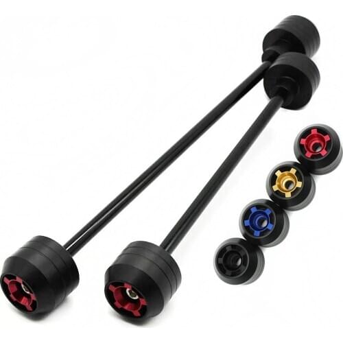 For Yamaha FZ6 FZ6N FZ6S 2004-2009 Motorcycle Front & Rear POM Fork Axle Sliders Wheel Protector