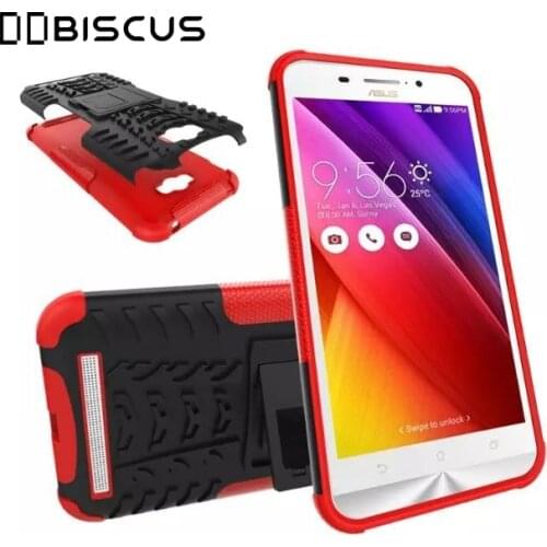 For Asus Z010D Z010DA Zenfone Max ZC550KL Case Hybrid Heavy Duty Armor Hard Plastic Cover Phone Stand ZC ZC550 550 550KL KL Case