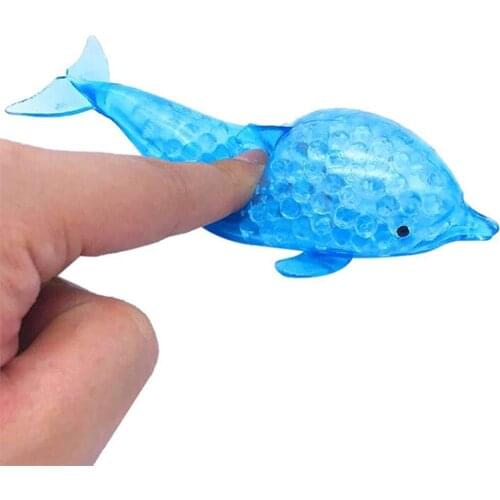 Toys For Adult Children Decompression Dolphin Shark Antistress squishy Bead Stress Ball Toy Squeezable Stress Relief Toy