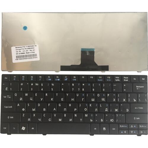 Russian Keyboard for acer aspire one 751 751H ZA3 ZA5 715 752 753 753H 722 721 1410 1810T AO751 AO751H 752H MS2298 MS2297 RU