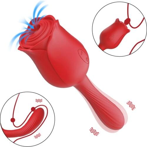 Clitoris Sucker Rose Vibrator Female Dildo Sucking Vibator Vacuum Stimulator Sex Toys for Women Nipple Vagina Toys for Adults 18