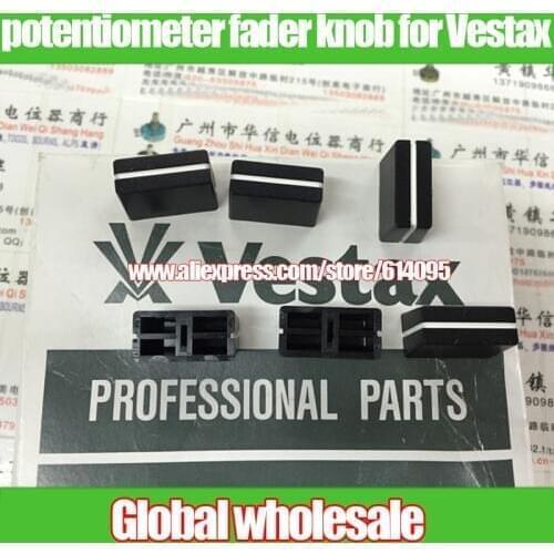 1pcs new original pioneer cap hat potentiometer fader knob for Vestax / hole 4MM / body length 20MM / high 13MM / 10MM Wide