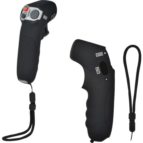 DJI FPV Combo Remote Control Silicone Sleeve Skin Drone Motion Controller Handle Protective Case Cover Hanging Strap Accessories