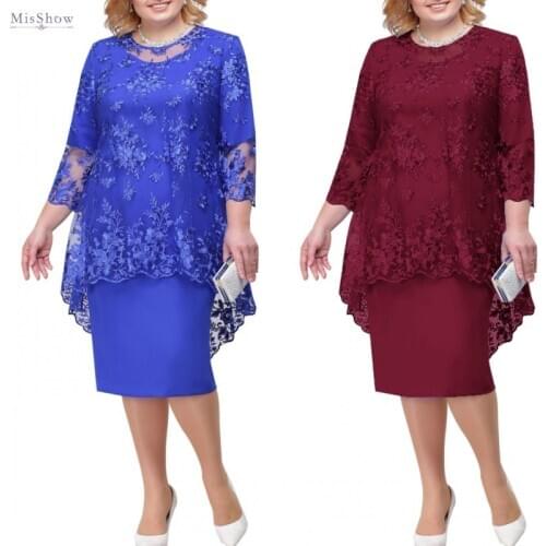 MisShow Women's Dresses Below The Knee