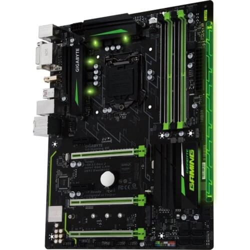 Original Used GA-Gaming B8 Motherboard for Gigabyte Gaming B8 B250 LGA1151 DDR4 RGB Supports I7 7700K