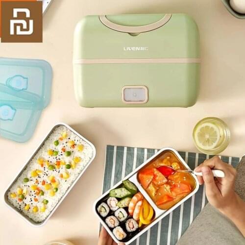 Xiaomi Liren Portable Cooking Electric Lunch Box Multifunctional Plug-in Electric Heating Cooking Large Capacity Double Layer