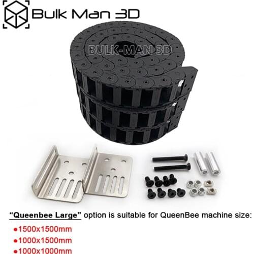 Open Cable Drag Chain Mounting Carrier 15x30mm Bridge Type Opening Plastic Towline Transmission Drag Chain for WorkNee CNC ch