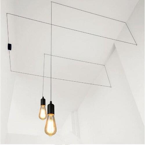 Modern 1/3/9 heads pendant light for bar shop dinning room living room decoration Indoor lighting fixture DIY Multiple styles