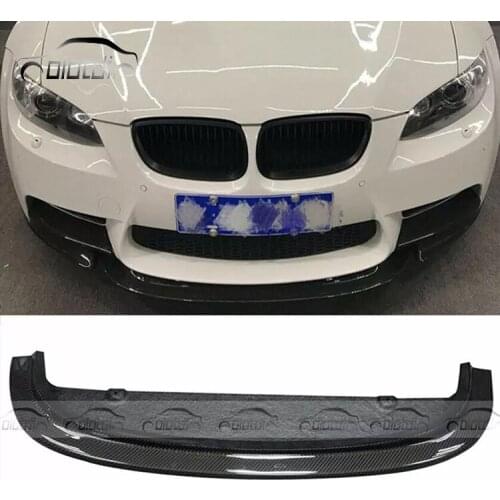 CRT Style Carbon Front Bumper Lip Chin Spoiler Side Winglet Splitter for BMW E90 E92 E93 M3 Front Lip