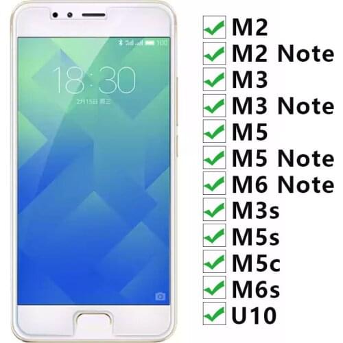 HD Tempered Glass For Meizu M6s M5c M3s U10 M5 M3 M2 M6 Note Protective Glas On Maisie M 6s 5c 3s 5 3 6 2 S C 2m 3m 5m Not U 10