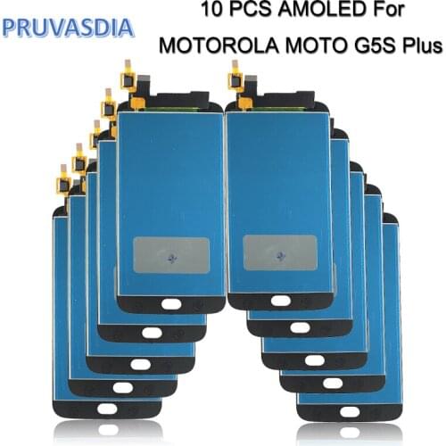 10Piece/lot AMOLED LCD Screen For Motorola Moto G5S Plus XT1802 Xt1803 XT1805 Xt108 LCD Display Touch Screen Digitizer