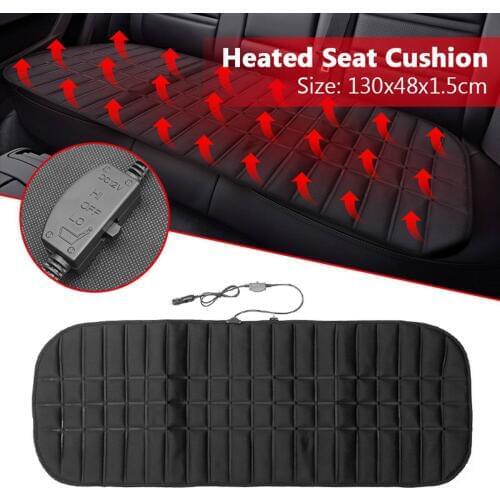 Winter Car Rear Back Heated Heating Seat Cushion Cover Pad 12V Car Auto Warmer Heater Automotive Accessories 42W