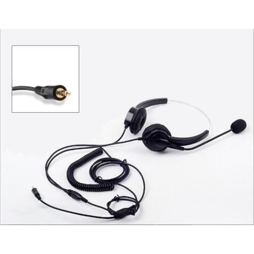 3.5mm plug Hands-Free Headphone with MIC microphone call center headset anti-noise earphone for PC Phones home office