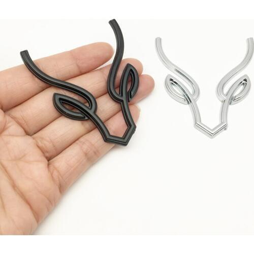 Car Sticker Fashion 3D Saint Deer Trunk Styling Auto Emblem Logo Decal for Volkswagen for Audi for Hyundai for BMW car styling