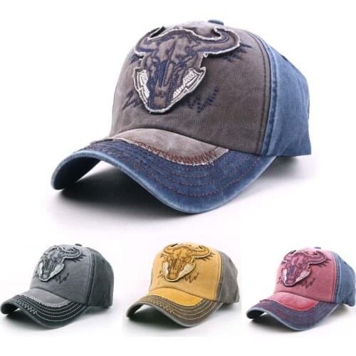 Washed Cotton Adjustable Solid color Baseball Cap Unisex couple cap Fashion Leisure dad Hat Snapback cap winter hats