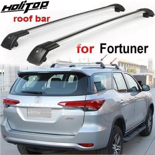 Horizontal roof rack/roof bar rail cross bar for Toyota Fortuner 2016-2020 thicken aluminum alloy, ISO9001 quality,hot in China