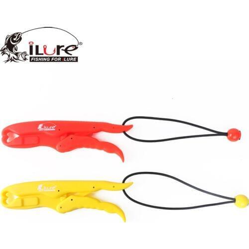 ILURE 17*6cm ABS Hard Plastic LipGrip Fish Controller Red Yellow Supplier Fishing Lip Grip Floating Griper