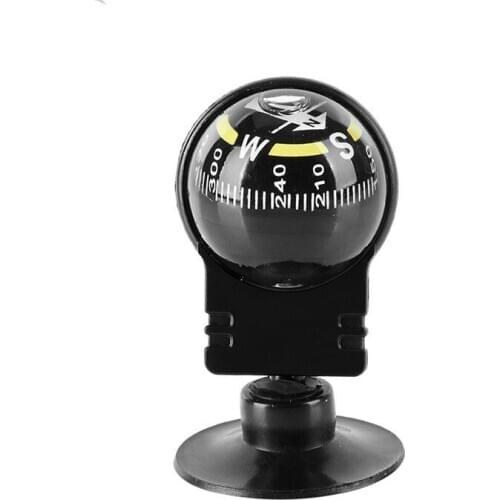 Creative car compass Sucker Ball guide needle Camping supplies plastic tactical watch sphere map tool mini