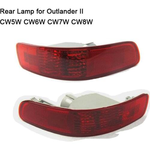 Rear Bumper Light Lamp with bulb for MItsubishi Outlander II 2006-2016 Signal Light CW5W CW6W CW7W CW8W 8337A014 8337A015