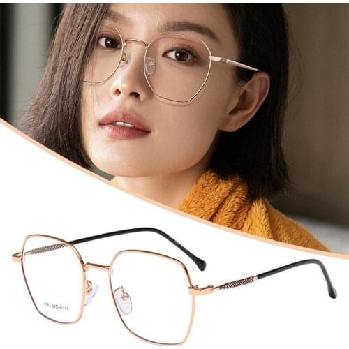 Newly Blue Light Blocking Glasses Anti Eye Strain Fashion Metal Frame Glasses For Reading Play Computer