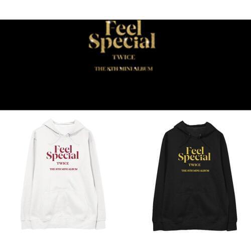 Kpop TWICE Feel Special Same Cap Hoody The 8TH MINI Album Autumn Winter Snow Suit Long Sleeve Hoodies Outerwears Sueter