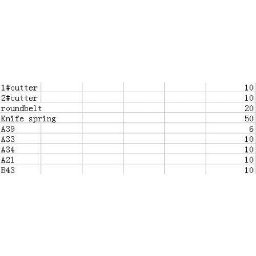 LX-PACK Pneumatic strapping bander semi automatic PP strapping packing machine spare parts cutter round belt Knife spring