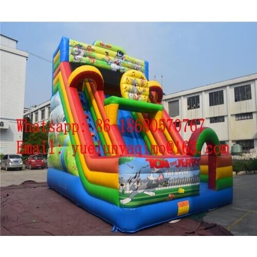 Factory direct selling inflatable trampoline, slide castle, pool slide park, hot sale inflatable slide for sale