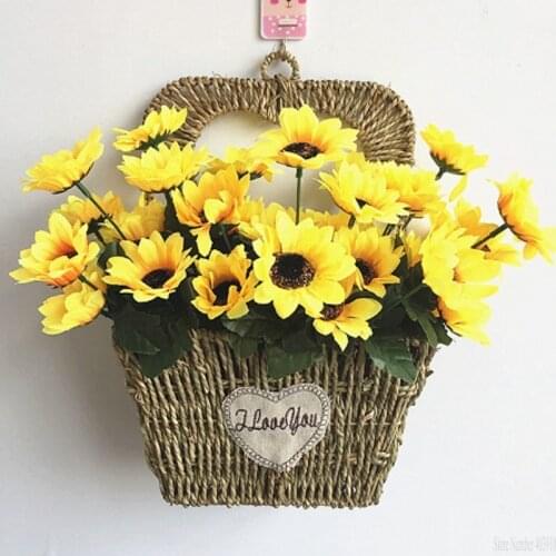 1 Bouquet Lifelike Artificial Sunflower Artificial Plastic Sunflower Heads Home Party Decorations Props
