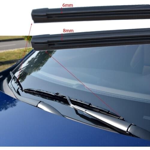 For KIA cerato Car Windshield Wipers Blade Insert Rubber strip Refill 1Set 24"16" 2010 2011 2012 2017 2018 2019 accessories