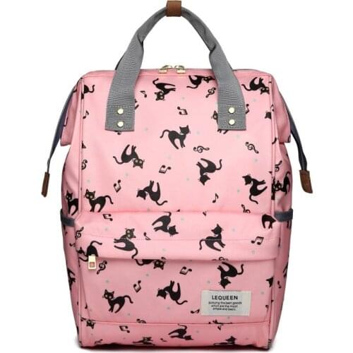 Diaper Bag Large-Capacity Waterproof Fashion Backpack Multi-Function Travel Mothers Bag