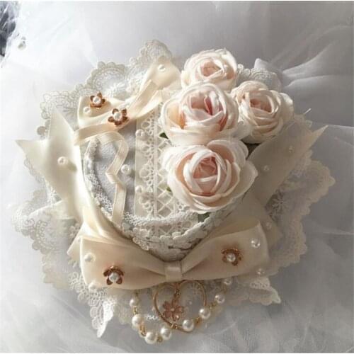 Wedding Lolita Hairpin Top Hat Side Clip Headdress Girl Cosplay Lace Flower Hat Costume Accessories D760
