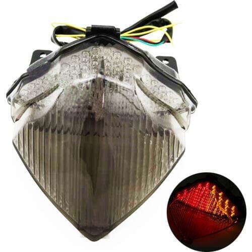 Smoke Motorcycle LED Tail Light Running Stop Brake Rear Warning Signal Indicator Lamp for Yamaha YZF R1 05 2004-2006