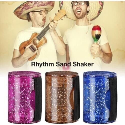 Ukulele Finger Sand Hammer Folk Acoustic Guitar Sand Chime Accompaniment Instrument Sand Shaker Rhythm Maraca Musical Instrument