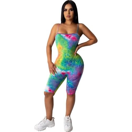 2020 Women Halter Short Jumpsuits Bandage Street Strap Backless Street Sexy Night Club Party One Piece Playsuits Outfits S-3XL