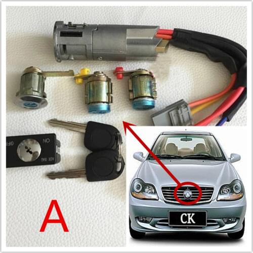 Car whole vehicle, the ignition lock, ignition switch, door lock core for Geely CK1 CK2 CK3