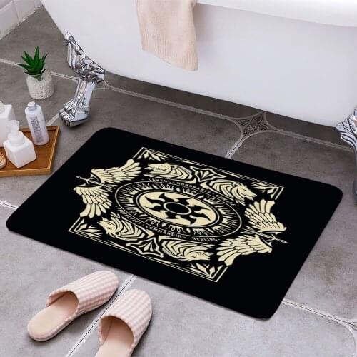 White 3D Print Doormats Rectangle Non-Slip DoorMat Bedroom Kitchen Entrance Print Door rugs Dropshipping