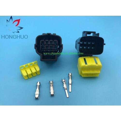 Free shipping 50Sets 8 Pins Way Waterproof Automotive Connector Plugs Enhanced Seal 1.8 Series New Car Part