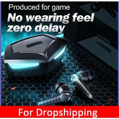 Wireless Gaming Headset TWS Ultra Low Latency For PUBG Genshin Impact Games Bluetooth Earphone With Microphone Sports Earbuds