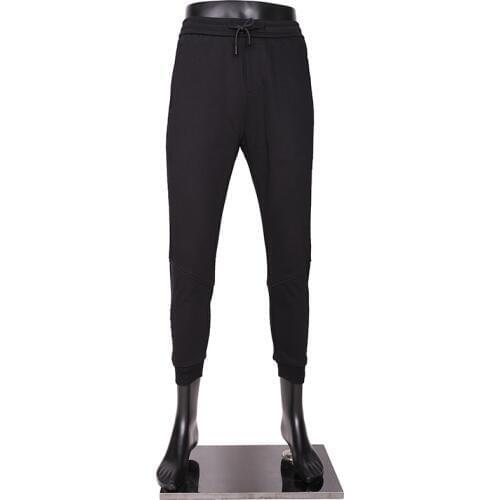 2019 New High Quality Pants Men Casual Elastic Long Trousers Male Cotton Lattice Black Work Pant mens Autumn Large Size 30-44