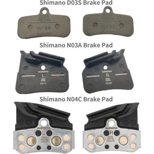 Shimano DEORE XTR N03A N04C D03S Disc Brake Pads N03A Resin N04C Metal Ice Tech Cooling Fin Ice Tech Pad Mountain M7120 M8120