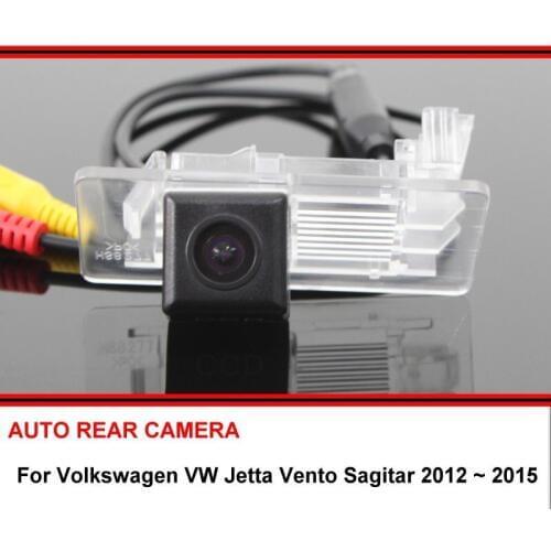 For Volkswagen VW Jetta Vento Sagitar 2012~2015 wireless Car Reverse Reversing CCD SONY HD Parking Backup Car Rear View Camera