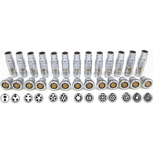 FGG EGG 2B Push Pull Self-locking Plug Socket 2 to 19 pins Circular Connectors