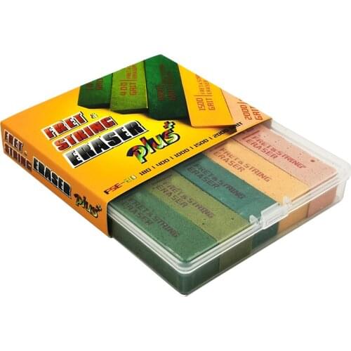 Guitar Fret Polishing Erasers Abraisive Rubber Strings Anti Rust Derusting Brush Cleaner 180 & 400 & 1000 & 1500 & 2000 Grit