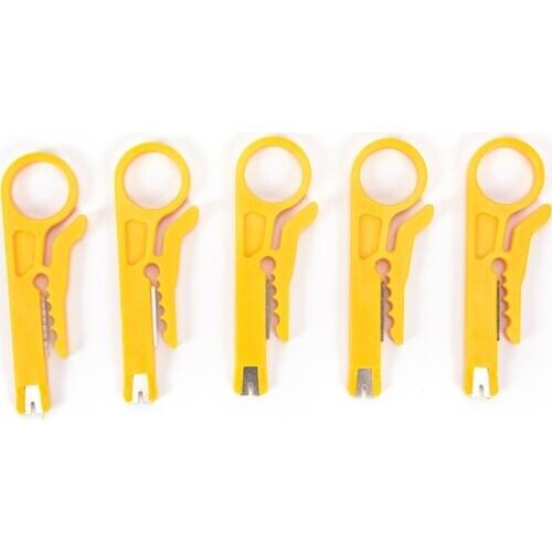 Mini Cable Stripping Wire Cutter Multi Cut Line Pocket Tool Multitool Portable Wire Stripper Knife Crimper Pliers Crimping Tools