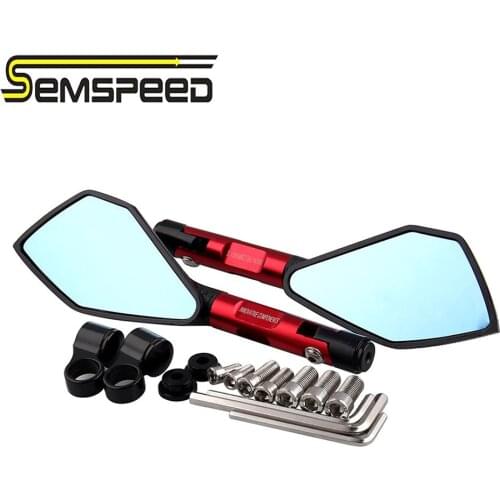 Motorcycle Mirror Racer Rearview Side mirrors scooter For Kawasaki Ninja 250 250R 650 ZX6R ZX10R Z800 Z600 Z900 moto accessories